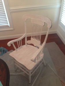 ugly oak refurb part chair first coat primer bulls eye water based multi-purpose primer and sealer